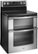 Angle. Whirlpool - 6.7 Cu. Ft. Self-Cleaning Freestanding Double Oven Electric Convection Range - Stainless Steel.