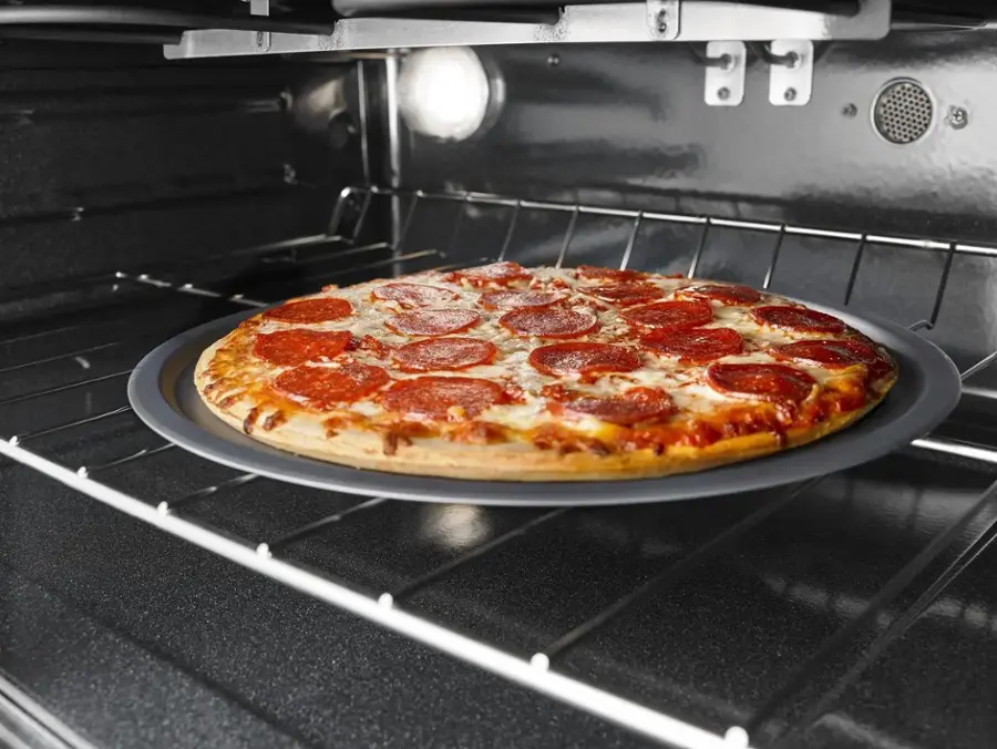Alt View 12. Whirlpool - 6.7 Cu. Ft. Self-Cleaning Freestanding Double Oven Electric Convection Range - Stainless Steel.
