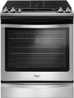 Whirlpool - 5.8 Cu. Ft. Self-Cleaning Slide-In Gas Convection Range - Stainless steel - Front_Zoom