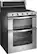 Angle. Whirlpool - 6.0 Cu. Ft. Self-Cleaning Freestanding Double Oven Gas Convection Range - Stainless Steel.