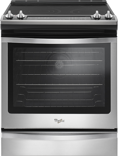 Whirlpool - 6.4 Cu. Ft. Self-Cleaning Electric Convection Range - Stainless steel was $1619.99 now $1199.99 (26.0% off)