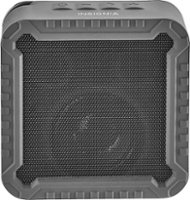 Insignia™ - Rugged Portable Bluetooth Speaker - Black - Front_Zoom