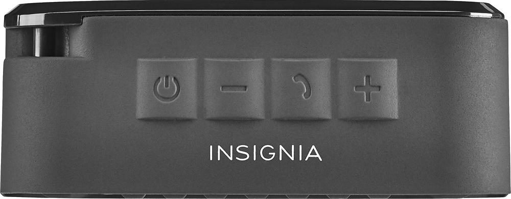 Insignia™ Rugged Portable Bluetooth Speaker Black NS-CSPBTF1-BK