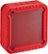 Angle Zoom. Insignia™ - Rugged Portable Bluetooth Speaker - Red.