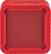 Front. Insignia™ - Rugged Portable Bluetooth Speaker - Red.