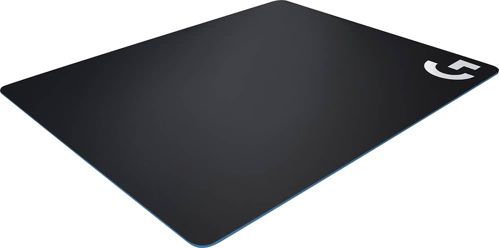 Front. Logitech - G440 Gaming Mouse Pad - Black.