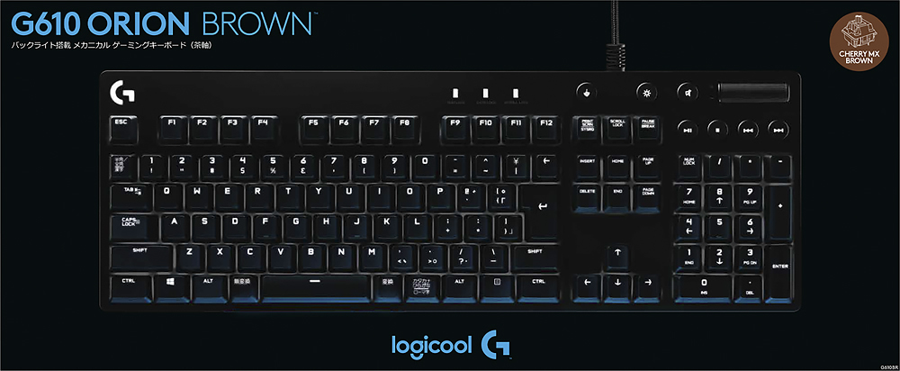 Best Buy: Logitech G610 Orion Brown Backlit Mechanical Gaming Keyboard Black