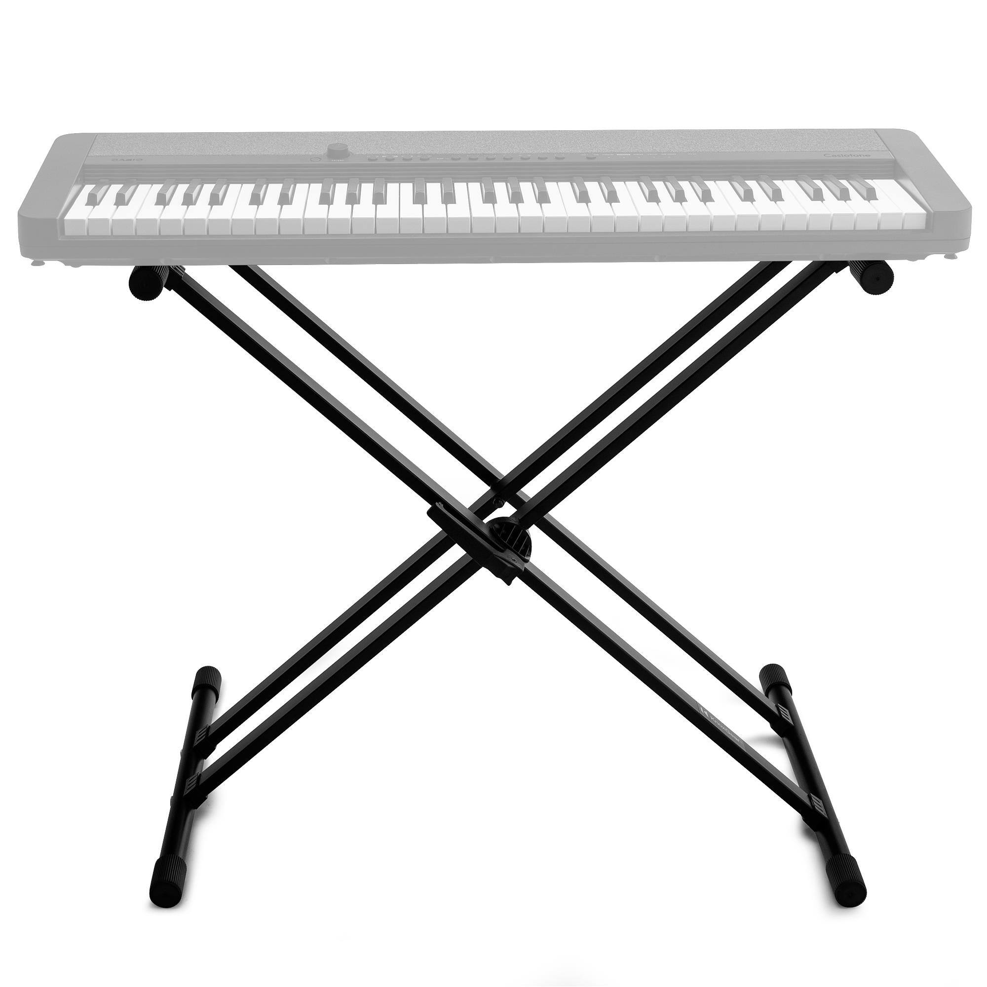 Angle. NORD - Nord Stage 4 Compact 73-Key Keyboard with Stand, Bench, Headphones and Pedal.