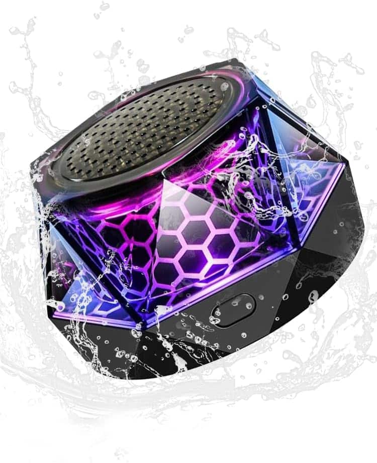 Stamp n Camp - Portable Bluetooth Speaker with Lights audio and punchy bass 24-Hour Playtime Portable Stereo Sync TWS IPX7 - default