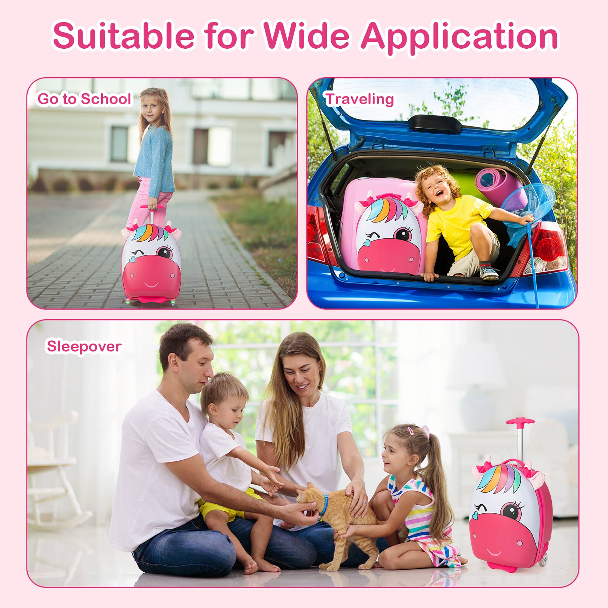 Suitable for Wide Application: Go to School, Traveling, Sleepover