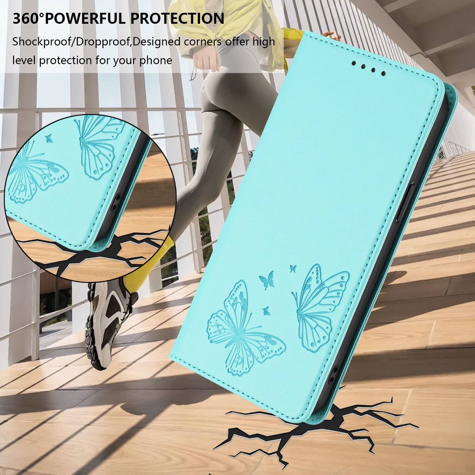360° POWERFUL PROTECTION  
Shockproof/Dropproof, Designed corners offer high level protection for your phone
