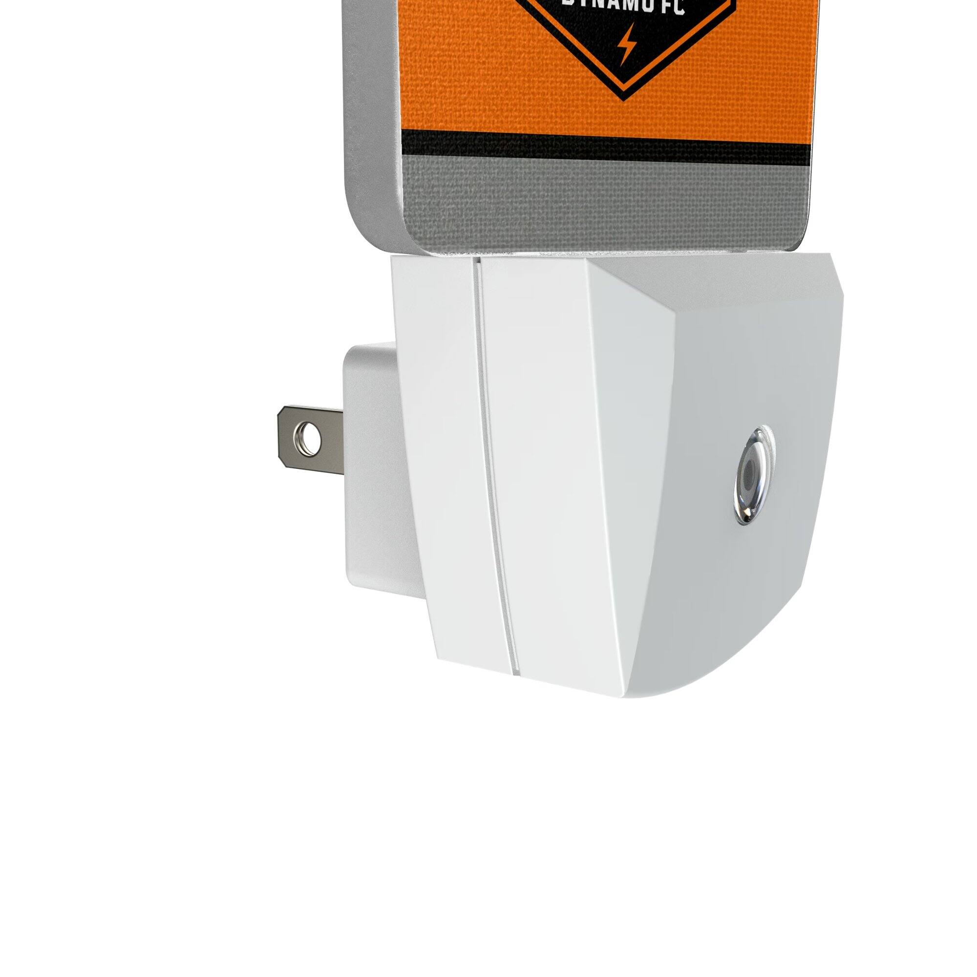 Alt View 2. Keyscaper - Houston Dynamo FC Team Stripe Nightlight 2-Pack - Multicolor.