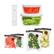 Angle. ZWILLING - Fresh & Save 7-pc Starter Set - Clear.