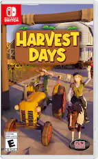 Nintendo Switch. Harvest Days. Everyone. EE (E for Everyone)