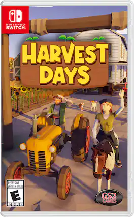 Nintendo Switch. Harvest Days. Everyone. EE (E for Everyone) - E (Everyone)