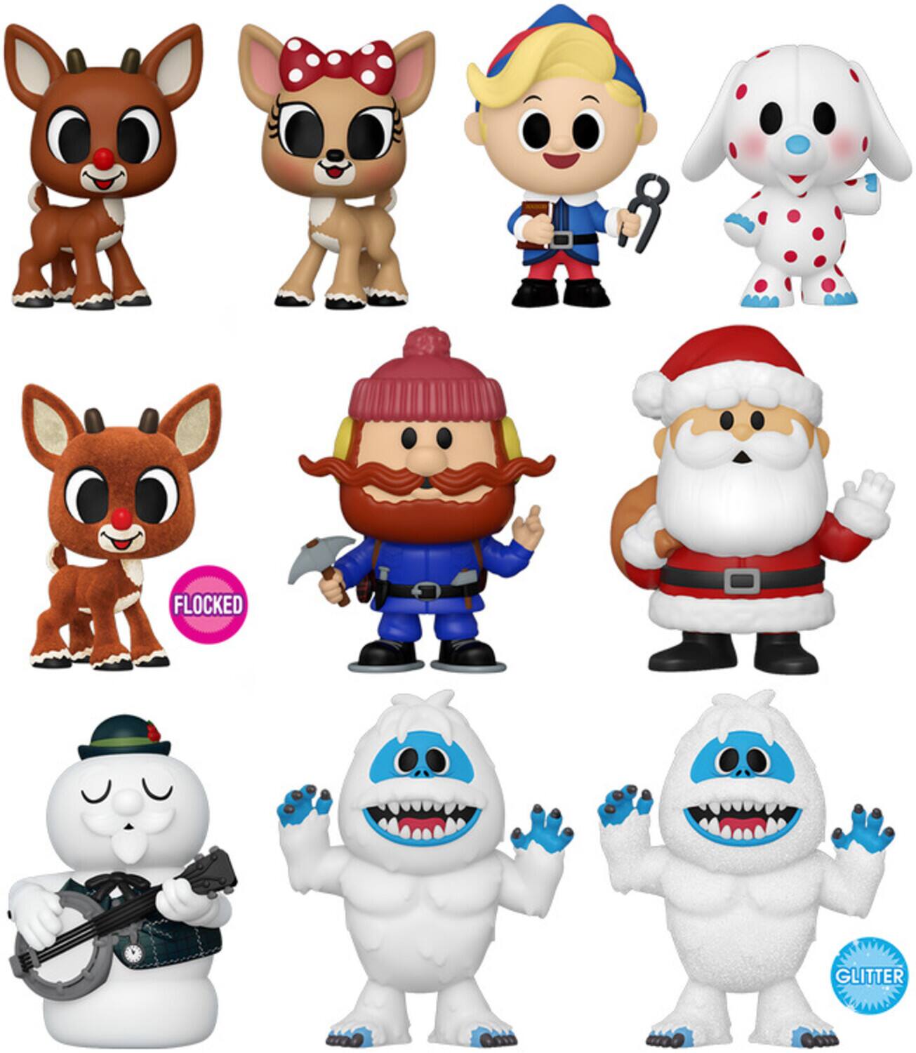 FUNKO MINI VINYL FIGURES: Rudolph the Red-Nosed Reindeer, One Mini Vinyl Figure (Styles May Vary) - COLLECTABLES - Multicolor