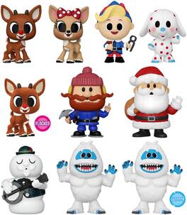 Funko - MINI VINYL FIGURES: Rudolph the Red-Nosed Reindeer, One Mini Vinyl Figure (Styles May Vary) - Collectibles - Multicolor