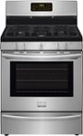 Front Zoom. Frigidaire - Gallery 5.0 Cu. Ft. Freestanding Gas Convection Range - Stainless steel.