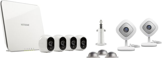 NETGEAR – Arlo 6-Camera Indoor and Outdoor Wireless Surveillance System