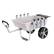 Front. Gorilla Carts - Gorilla Carts 200 Pound Capacity Heavy Duty Poly Fish and Marine Utility Cart - Gray.