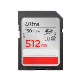 SANDISK - 512GB Ultra SDHC and SDXC UHS-I Memory Card