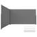 Front. VEVOR - Retractable Side Awning, 71''x 236'' Aluminum Outdoor Privacy Screen, 280g Polyester Waterproof Retractable Patio Screen - Gray.