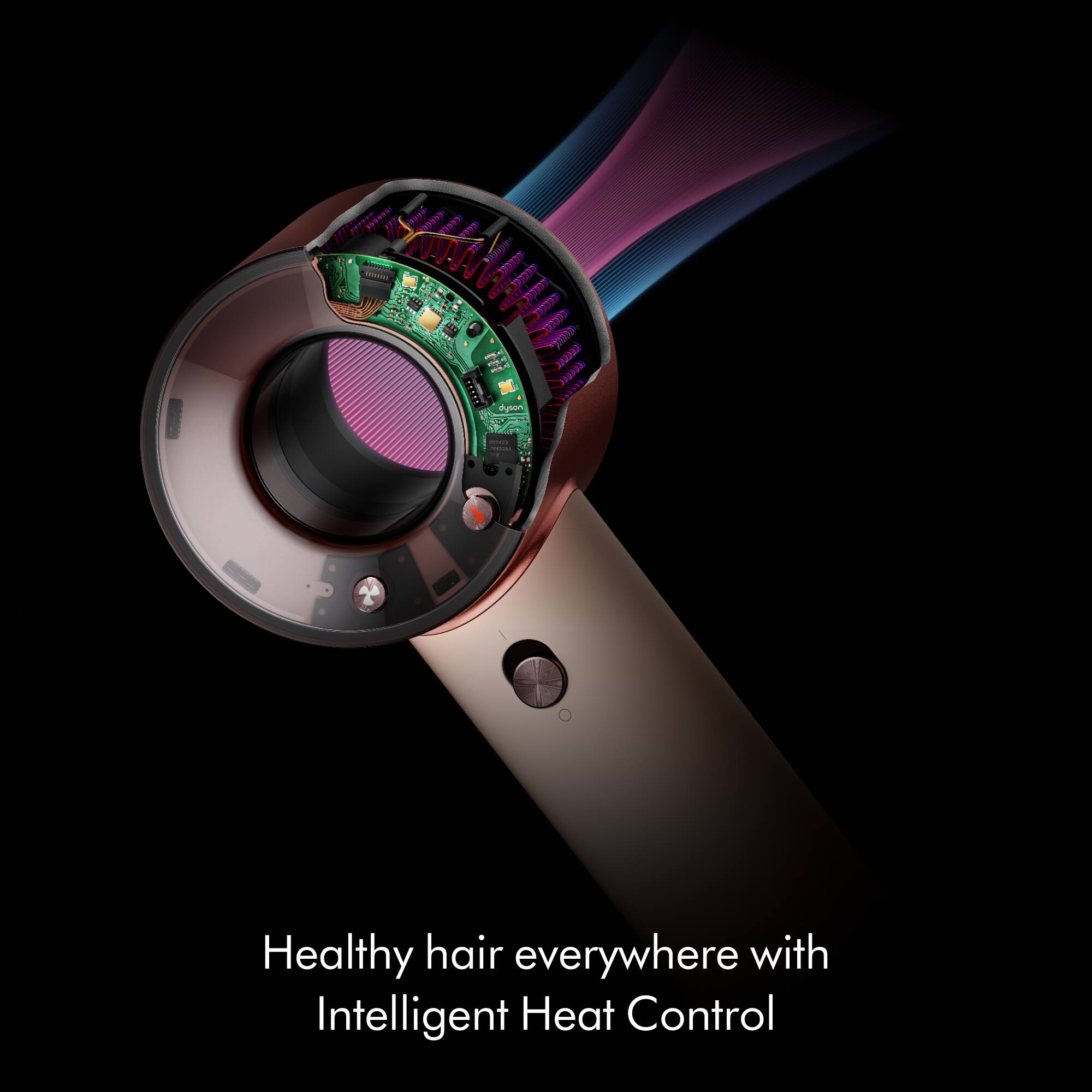 Healthy hair everywhere with Intelligent Heat Control