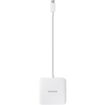 Front Zoom. Samsung - Galaxy TabPro S Multiport Adapter - White.