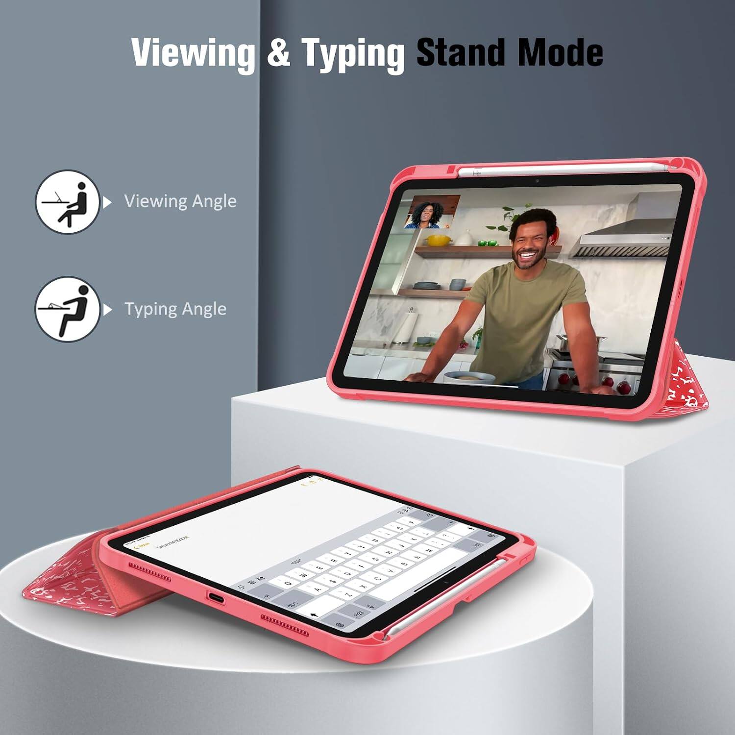 Viewing & Typing Stand Mode

Viewing Angle

Typing Angle