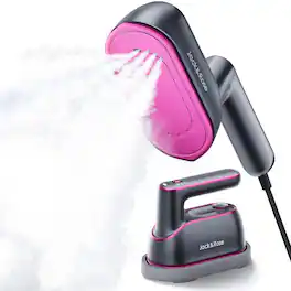 Oneisall - Handheld Clothes Steamer Iron: 1200W, 8S Fast Heat, Large Ceramic Panel,For Delicate Fabrics,Portable for Travel & Home