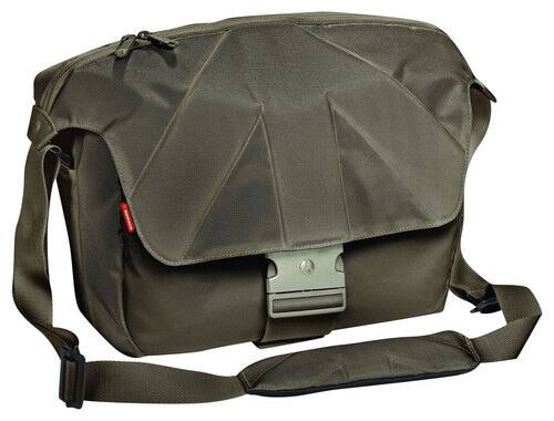 Front Standard. Manfrotto - Stile Unica III Messenger Camera Bag - Bungee Cord.