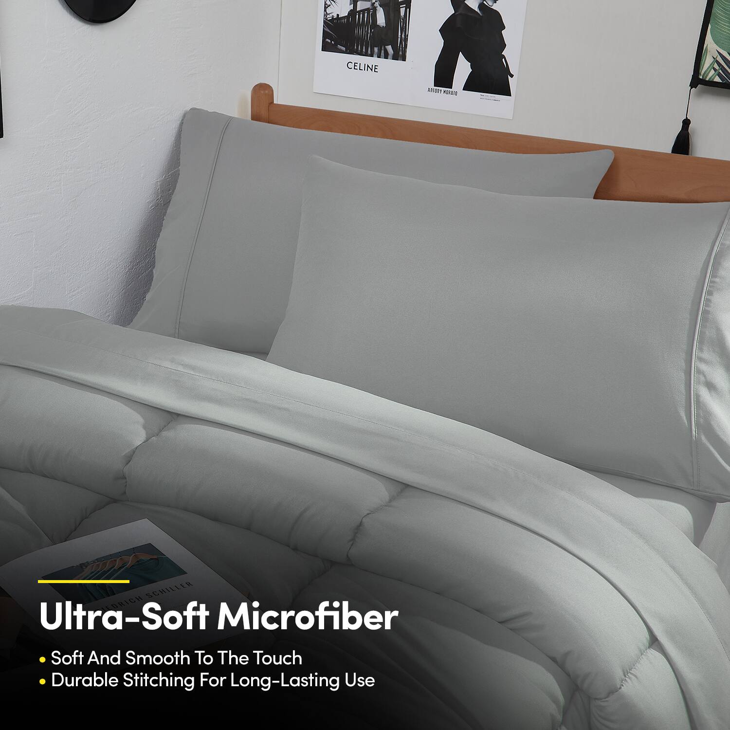 Ultra-Soft Microfiber  
- Soft And Smooth To The Touch  
- Durable Stitching For Long-Lasting Use