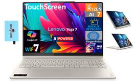 Lenovo - Yoga 7 2-in-1 Laptop 16.0 WUXGA (AMD Ryzen AI 7 350, 16GB LPDDR5X, 1TB SSD, Win 11 Home) w/USB Hub - Seashell