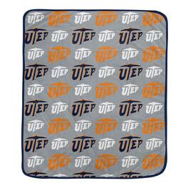 Pegasus - UTEP Miners 60" x 72" Logo Roll Ultra Soft Blanket - Multicolor