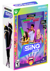 Let's Sing 2026 for Xbox Series X includes 2 microphones. Featuring Billie Eilish, Selena Gomez, Ed Sheeran, Gracie Abrams, Chappell Roan, Lizzo, Shabooze, and many more. 2 pack compatible. ESRB Teen.