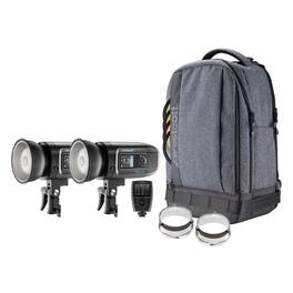 Westcott - FJ400 II Strobe 2 Light Backpack Kit with FJ X3 S Wireless Trigger