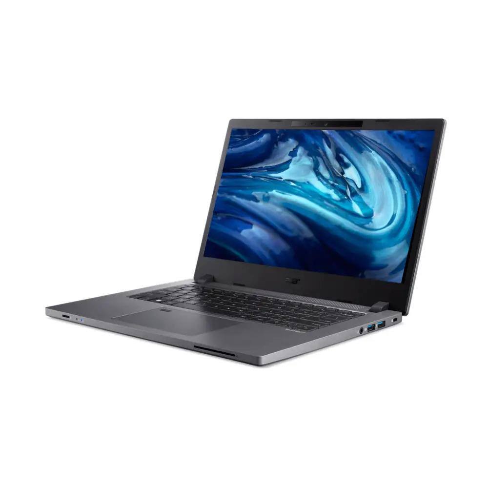 Left. Acer - TravelMate Spin B3 11.6” Touchscreen Intel N100 8GB RAM 128GB SSD Windows 11 Pro TMB311RN-33-C62J.