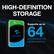 HIGH-DEFINITION STORAGE
Supports up to 64 simultaneous HD camera streams.