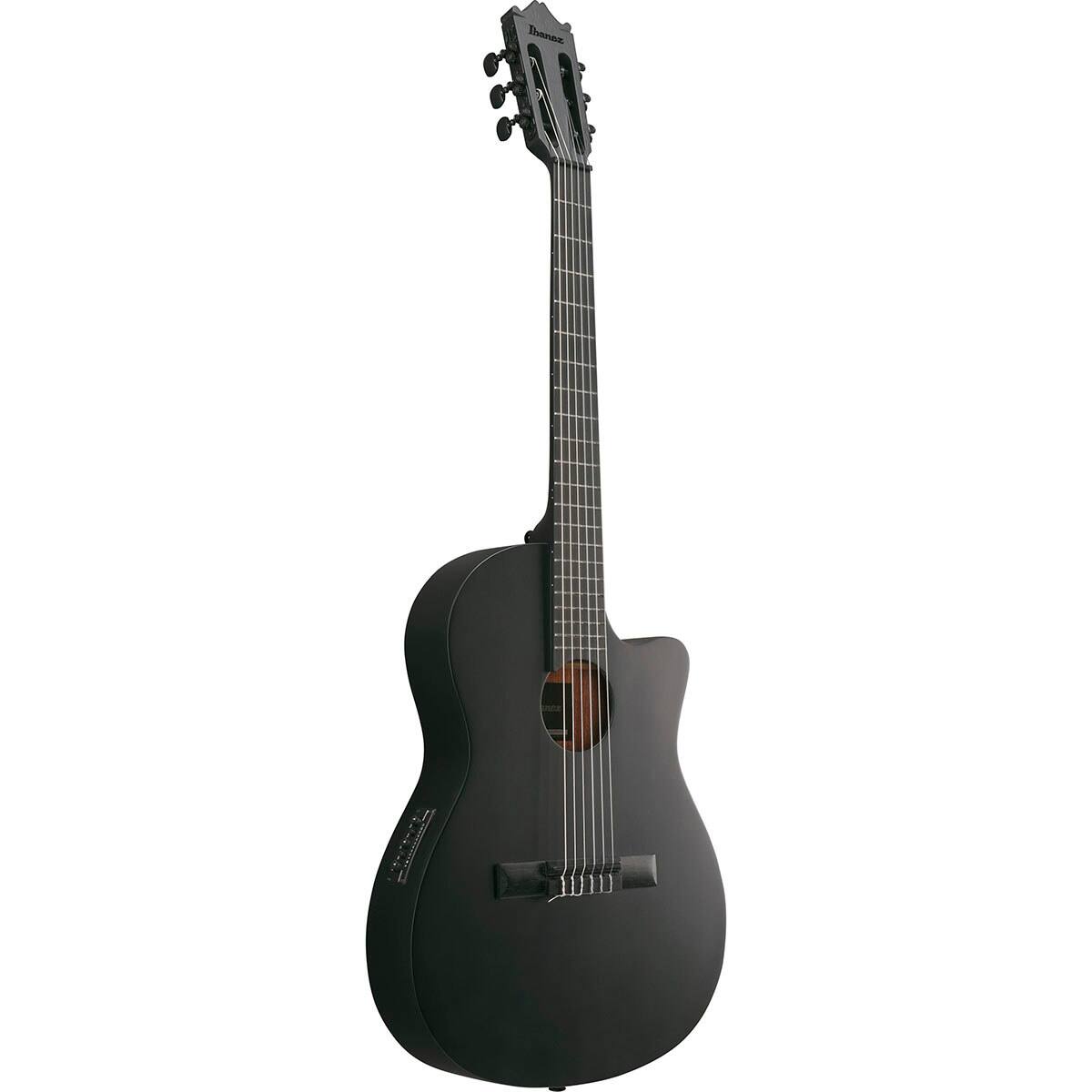 Alt View 2. Ibanez - Ibanez Classical Series GA621 Acoustic Electric Guitar, Black Out.