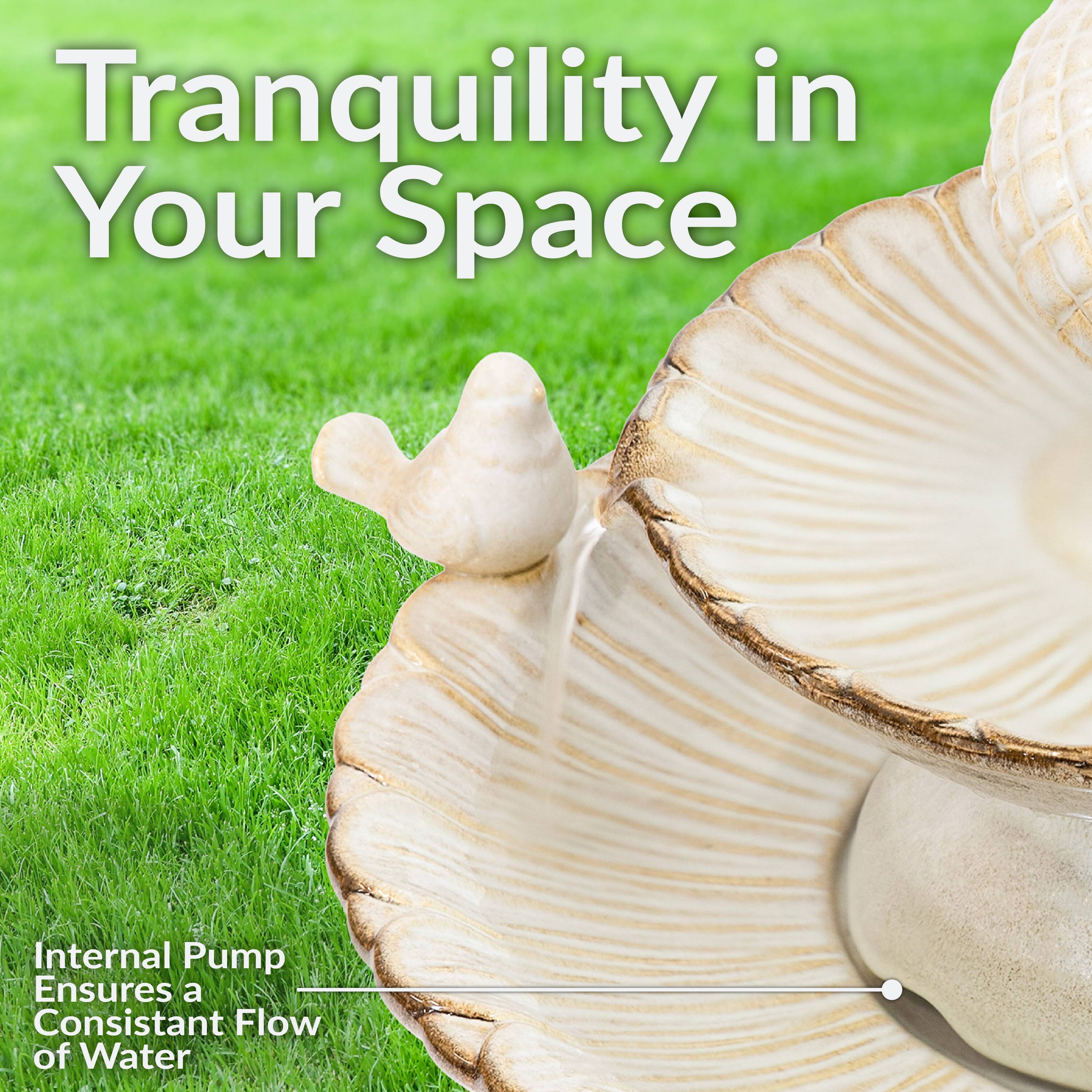Tranquility in Your Space

Internal Pump Ensures a Consistent Flow of Water