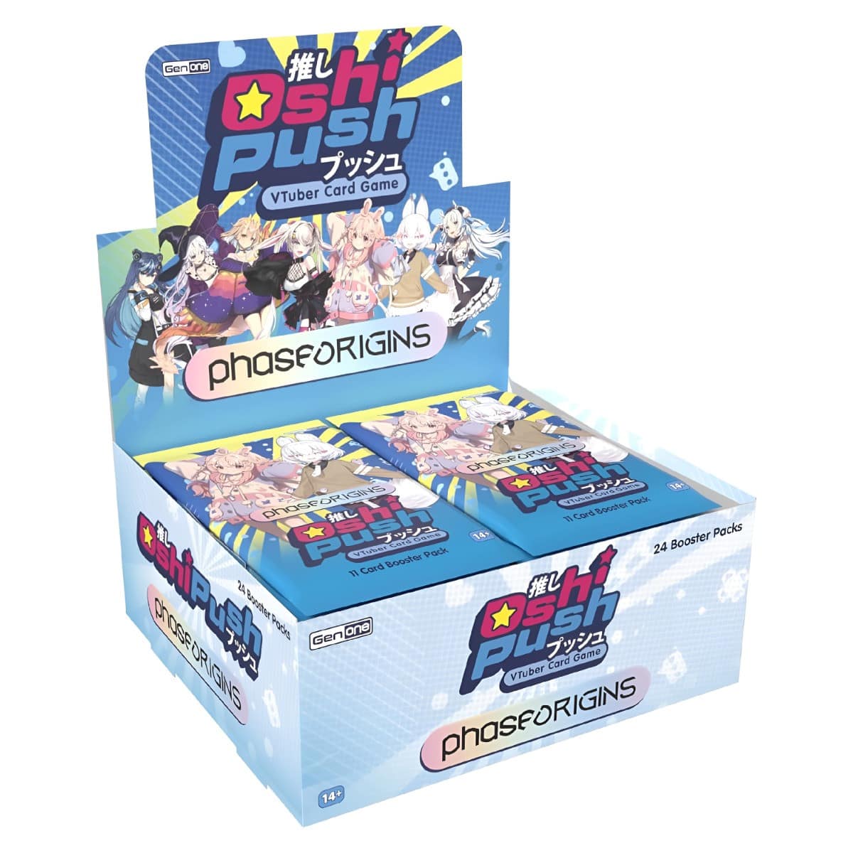 Japanime Games Oshi Push TCG Gen One Phase Origins 24 Pack Booster