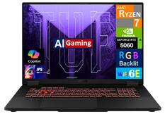 AMD Ryzen 7
NVIDIA GeForce RTX 5060
AI Gaming
Copilot
IPS Super Clear
RGB Backlit
WiFi 6E