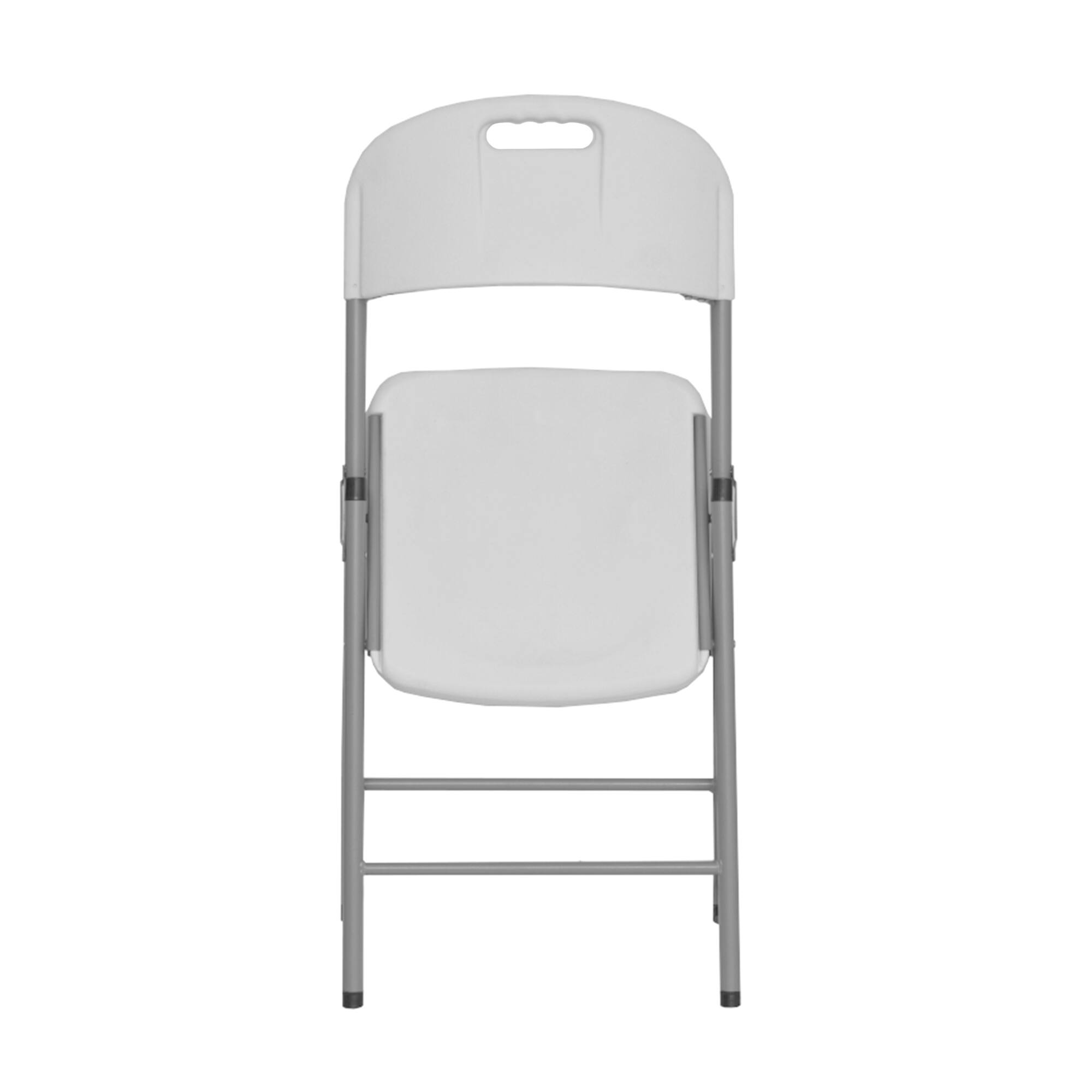 Alt View 2. GOODSILO - Granite White Folding Chair - Ergonomic Design for Indoor and Outdoor Events, Set of 4 - White.