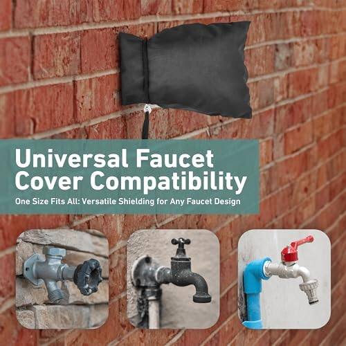 Universal Faucet Cover Compatibility  
One Size Fits All: Versatile Shielding for Any Faucet Design