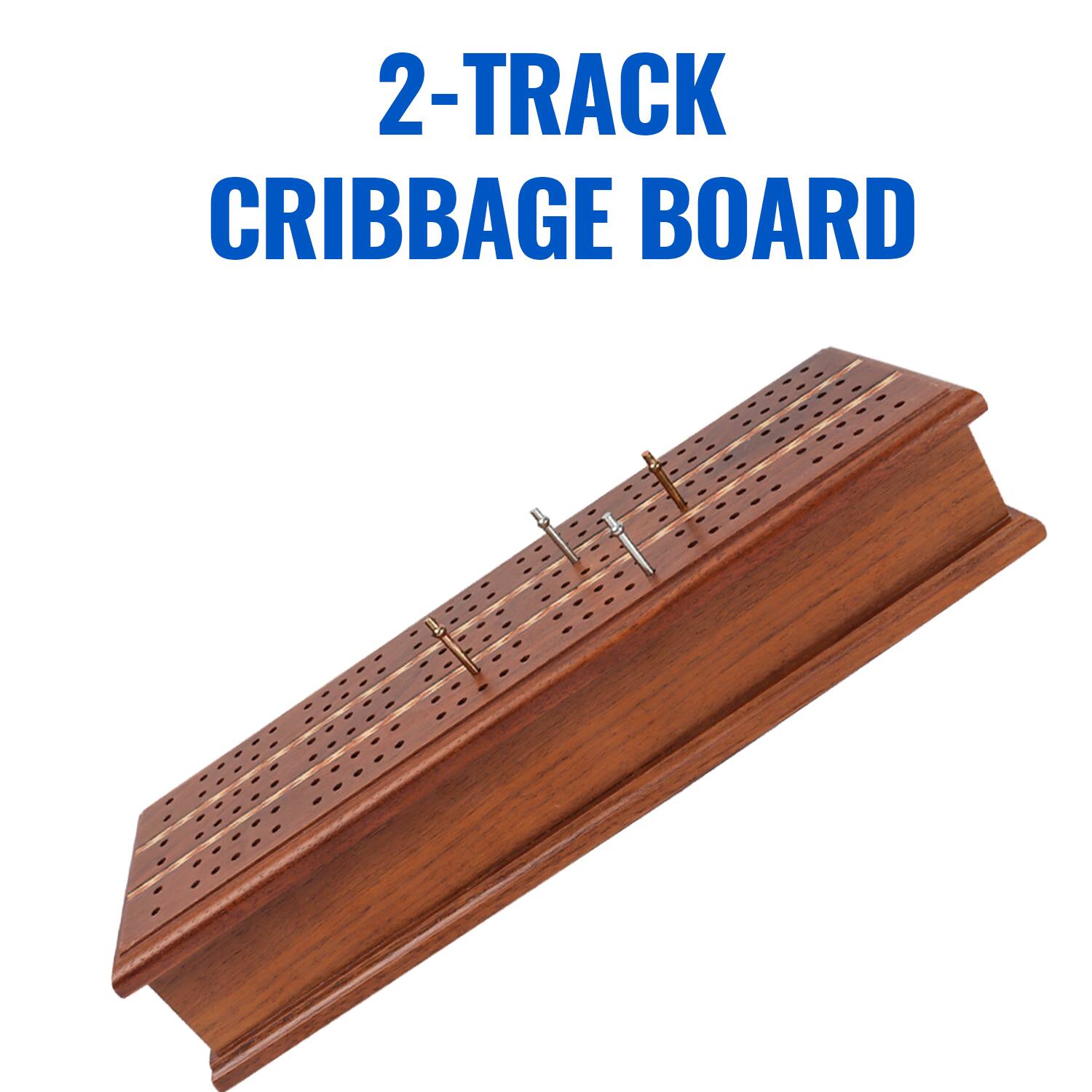 2-TRACK CRIBBAGE BOARD