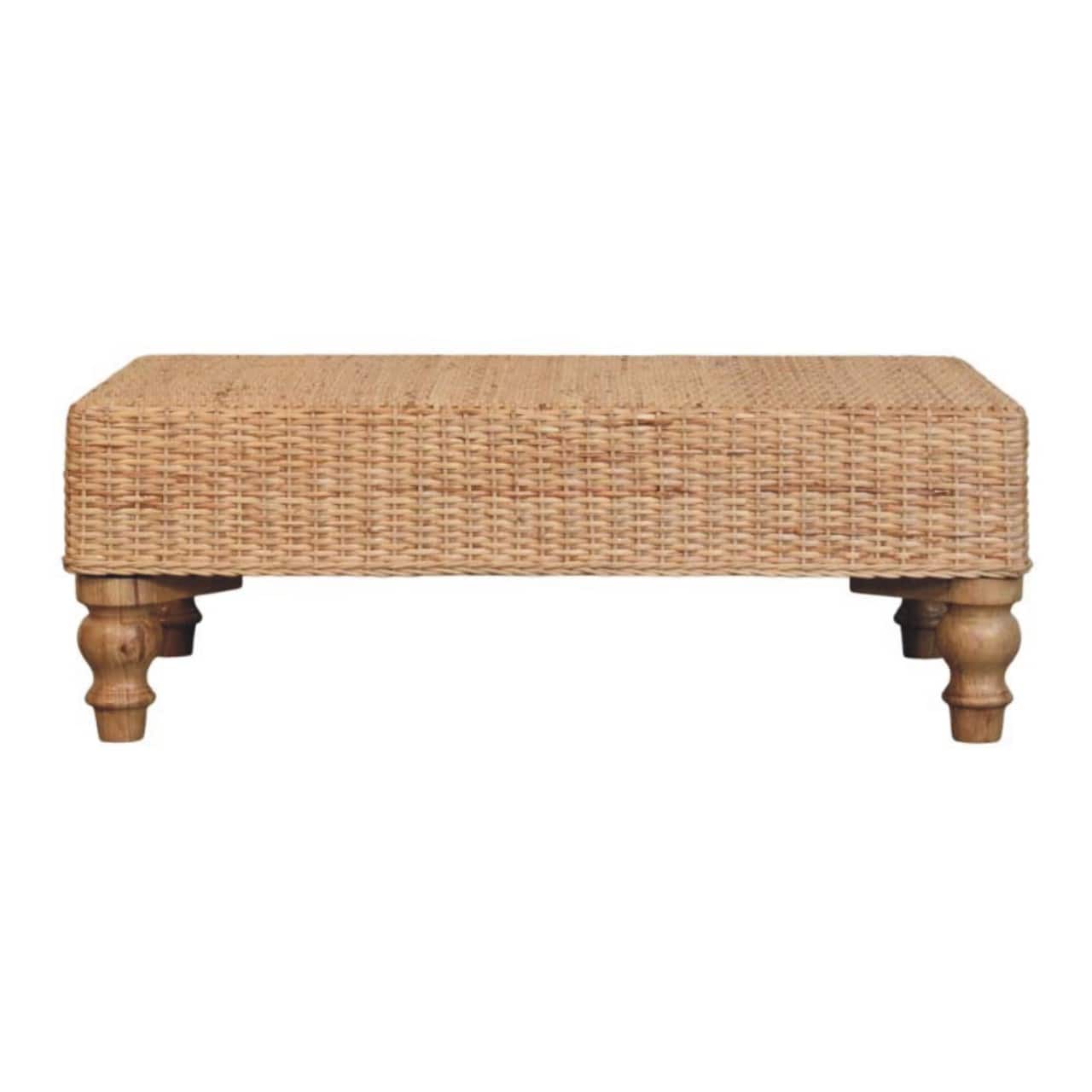 Artisan Furniture - Solid Wood Regency Woven Coffee Table - Brown