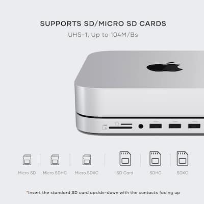 Satechi Stand & Hub For Mac Mini / Studio With NVMe SSD Enclosure Satechi Stand & Hub For Mac Mini / Studio With NVMe SSD Enclosure