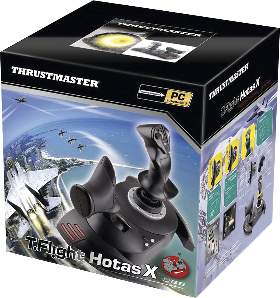 Thrustmaster T.Flight HOTAS 4 for PS4 and PC - PlayStation 4 Black  663296420572