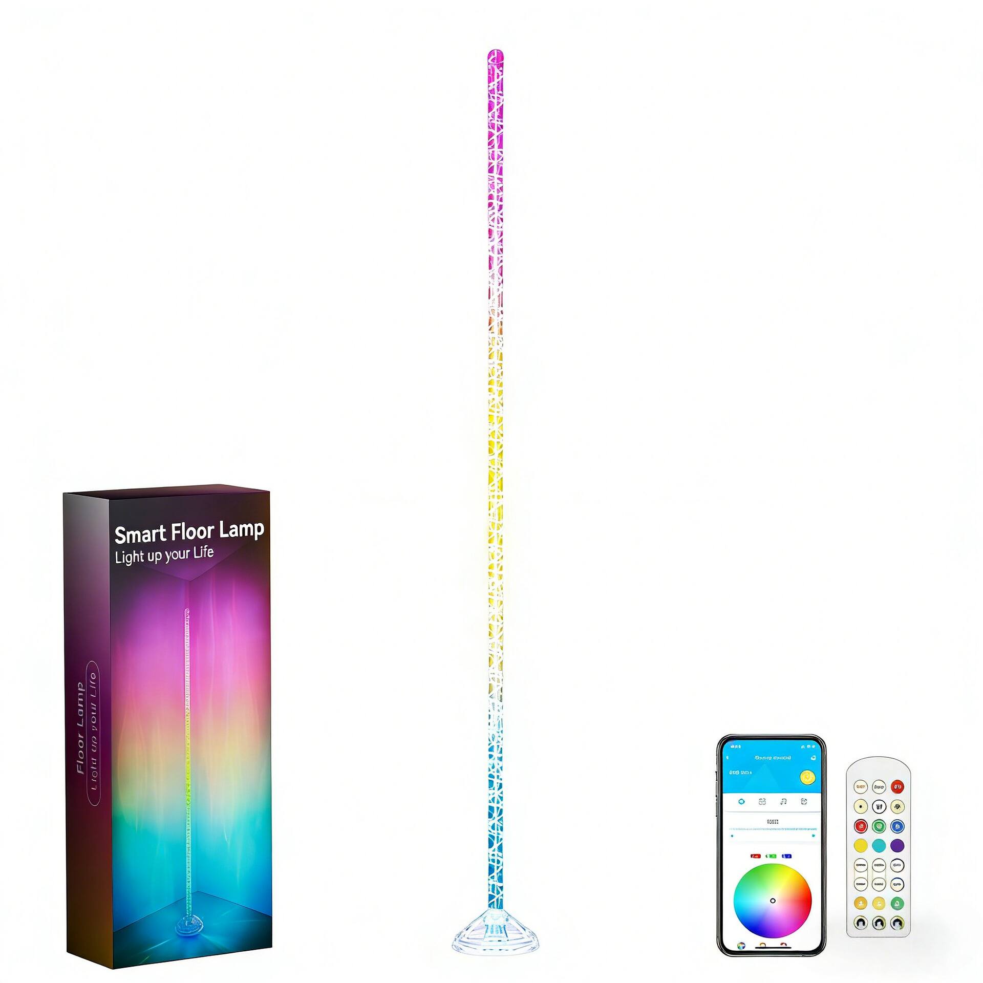 Smart Floor Lamp  
Light up your Life  

Lamp Floor  
LIFO your dn  
ACE F 2-:04 FTS MA  
...  
m F  
n 1  
c  
Fat
