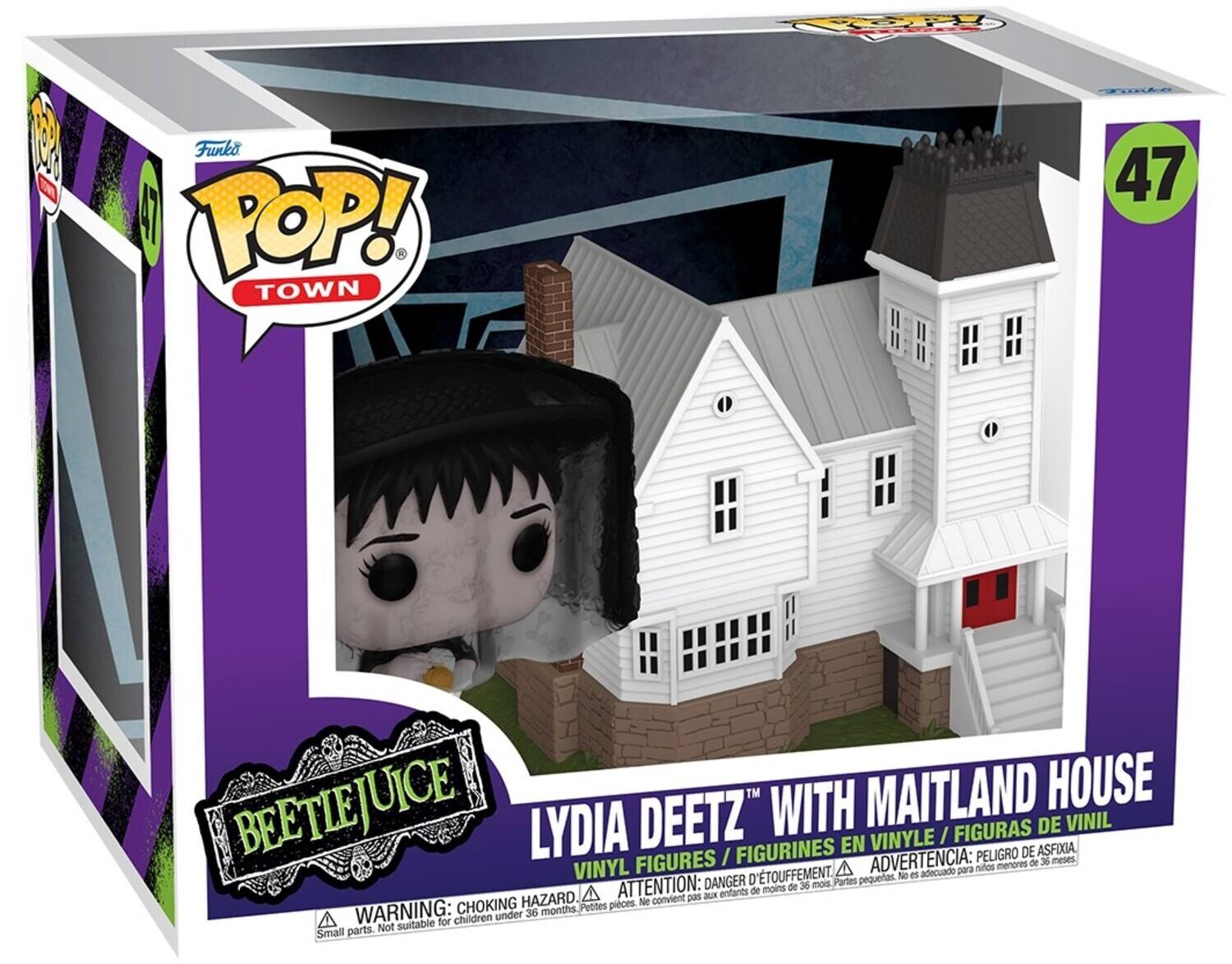 Funko POP! Town: Beetlejuice Lydia Deetz With Maitland House